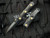 Les George X Elishewitz Folder Integral BlackTitanium Body w/ M390 DLC False Edge Dagger Blade (3.75")