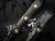 Les George X Elishewitz Folder Integral BlackTitanium Body w/ M390 DLC False Edge Dagger Blade (3.75")