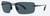Costa Gulf Shore Sunglasses Shiny Black Frame, Gray 580P Lenses 06S9074 90740266