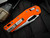 Microtech MSI Folder S/E Orange Tri-Grip Polymer Body w/ Stonewashed Plain Edge Blade (3.75") 210T-10PMOR