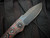 PRE-OWNED Heretic Knives Wraith Auto S/E Folder Orange Camo Carbon Fiber Body w/ Black Two Tone DLC Plain Edge Blade (3.6") H000-6A-ORCF