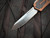 PRE-OWNED Heretic Knives Colossus S/E Root Beer Aluminum Body w/ Magnacut Stonewashed Plain Edge Blade (3.5") H039-22A-RB