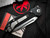 Microtech Gen III LUDT T/E Auto Folder Black Aluminum Body w/ M390MK Stonewashed Partially Serrated Blade (3.5") 1136-11