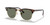 Ray-Ban Clubmaster Sunglasses Red Havana Frame, G-15 Green Lenses RB3016 990/58