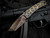 Medford Knives Marauder-H Beadblast Cement and Bronzed "Stained Glass" Titanium Body w/ S45VN Vulcan Tanto Blade (3.75")