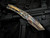 Medford Knives Marauder-H Beadblast Cement and Bronzed "Stained Glass" Titanium Body w/ S45VN Vulcan Tanto Blade (3.75")