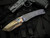 Medford Knives Marauder-H Violet "DiamondHead" Titanium Body w/ Flamed Hardware and S45VN Vulcan Tanto Blade (3.75")