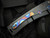 Medford Marauder-H DLC Titanium Body w/ Flamed Pocket Clip and S45VN Vulcan Tanto Blade (3.75")
