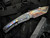 Medford Knives Marauder-H DLC Titanium Body w/ Flamed Pocket Clip and S45VN Vulcan Tanto Blade (3.75")