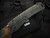 Medford Knives Marauder-H Black/Brushed Gold-Rose "Blades Of Grass" Titanium Body w/ DLC Pocket Clip and S45VN Vulcan Tanto Bla
