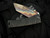 Medford Knives Marauder-H Black/Brushed Gold-Rose "Blades Of Grass" Titanium Body w/ DLC Pocket Clip and S45VN Vulcan Tanto Bla