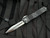 PRE-OWNED Microtech Combat Troodon D/E Gen II Black Aluminum Body w/ Satin Partially Serrated Blade (3.8") 142-5