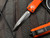 Microtech UTX-85 D/E Orange Aluminum Body w/ Black Plain Edge Blade (3.1") 232-1OR