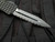 PRE-OWNED Microtech Combat Troodon D/E FRAG OFF Grenade Green Cerakote Aluminum Body w/ Apocalyptic Double Reverse Full Serrated Blade (3.8") S/N 026