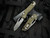 Microtech MSI RAM-LOK "Lawn Man" Edition Folder OD Green Frag Pattern G10 Body w/ M390MK Stonewashed Partially Serrated Blade (3.75") 210-11FRGTODLM