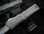 Microtech Combat Troodon Interceptor Natural Clear Anodized Aluminum Body w/ Stonewashed Plain Edge Blade (3.8") 1217-10NCS