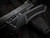 Heretic Knives Pariah Drop Point Manual Folder Tactical Black Aluminum Body w/ Magnacut DLC Plain Edge Blade (3.77") H046-6A-T