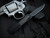 Guardian Tactical Scout OTF Knife Carbon Fiber Inlaid Black Aluminum Body w/ Elmax Black Tactical Clip Point Plain Edge Blade (3.5") 142111