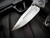 Microtech Socom Bravo Mini Spearpoint Titanium/Carbon Fiber Body w/ Blue Titanium Pivot Collar and Hand Rubbed Satin Plain Edge Blade (3.5") 262M-4CFTI