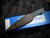 Benchmade Dacian Fixed Blade Blue Denim Micarta handle w/ CPM-Magnacut Stonewashed Plain Edge Blade (3.5") 203
