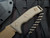 CONSIGNMENT Microtech Currahee T/E Coyote Tan G10 Handle w/ M390 Coyote Tan Plain Edge Blade (4.5") 103-1TA