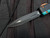 CONSIGNMENT Microtech Ultratech D/E ICCE Show Exclusive Edition Turquoise/Black Body and Dark Orange Hardware w/ Elmax black Plain Edge Blade (3.2") 122-1 ICCE