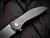 CONSIGNMENT Shirogorov Hation Neon flipper Carbon Fiber and Titanium Body w/ M390 Stonewashed Plain Edge Blade (3.25")