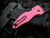 Spyderco MicroJimbo Folder Pink G10 Body w/ CPM S30V Black Plain Edge Blade (2.45") C264GPNBKP Spyderco MicroJimbo Folder Pink G10 Body w/ CPM S30V Black Plain Edge Blade (2.45") C264GPNBKP