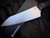 Microtech 8" Chef Knife Black G10 Handles w/ M390MK Stonewashed Plain Edge Blade (8") 3000-10BK
