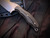 PRE-OWNED Borka Blades Production SB1 Fixed Blade 3D Machined G10 Handles w/ M390 Stonewashed Plain Edge Blade (4.125") BRBPSB1SW