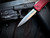 Microtech Hera II Mini D/E Merlot Aluminum Body w/ M390MK Stonewashed Plain Edge Blade (2.875") 1702M-10MR