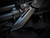 Heretic Knives Hydra V4 T/E Full Carbon Fiber Body and Flamed Hardware w/ Magnacut DLC Plain Edge Blade (3.6") H406-6A-CF/FTI