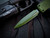 Microtech Ultratech D/E Gen III ZBP Cerakote Green Aluminum Body w/ M390MK Cerakote Green Plain Edge Blade (3.5") 1122-1GR-C20Z4