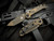 Microtech LUDT T/E Gen III Auto Folder Badlands Topographic Camo Aluminum Body w/ M390MK Matching Plain Edge Blade (3.5") 1136S-1TPBNCS-Z4