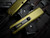 Microtech UTX-85 D/E Gen IV OD Green Aluminum Body w/ M390MK Black Full Serrated Blade (3.1") 12324-3OD