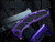 Heretic Knives Medusa Recurve Folder Purple Aluminum Body w/ Magancut DLC Plain Edge Blade (3") H010-6A-PU