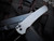 Pro-Tech Malibu Flipper Grey Aluminum Body w/ Magnacut DLC Reverse Tanto Plain Edge Blade (3.5") 5403-GREY