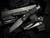 Microtech MSI Mini RAM-LOK Folder Black Frag Aluminum Body w/ M390MK Apocalyptic Partially Serrated Blade (3.25") 210M-11APFR