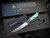 Microtech 6.125" Boning Knife Caribbean Blue G10 Handles and Titanium Bolster w/ M390MK Stonewashed Blade (6.125") 3100B-10CA