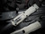 Microtech Dirac Delta D/E Natural Clear Aluminum Body w/ M390MK Black Plain Edge Blade (3.8") 227-1NC