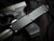 Microtech Scarab II Gen III Executive D/E-S Black Aluminum Body w/ M390MK Stonewashed Plain Edge Blade (3.9") 1181-10