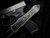 PRE-OWNED Gavin Hawk Deadlock Model C Copper FatCarbon Inlaid Titanium Body and DLC Hardware w/ Magnacut DLC Spike Grind Plain Edge Blade (3.5")