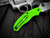 Spyderco UK Penknife Salt Series Folder Green FRN Lightweight Body w/ LC200N Satin Full Serrated Blade (2.98") C94SGR