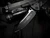 Microtech Socom Elite S/E Folder Tactical Black Aluminum Body w/ M390MK Two Tone Black Plain Edge Blade (4") 160-1T