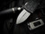 Microtech Exocet II D/E Black Aluminum Body w/ M390MK Apocalyptic Plain Edge Blade (2.34") 1157-10AP