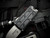 Microtech Exocet II D/E Black Aluminum Body w/ M390MK Apocalyptic Plain Edge Blade (2.34") 1157-10AP
