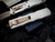 Microtech Dirac Delta D/E Champagne Gold Aluminum Body w/ M390MK Burnt Bronze Plain Edge Blade (3.8") 227-1 CG-C19