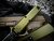 Microtech UTX-85 D/E Gen IV OD Green Aluminum Body w/ M390MK Black Partially Serrated Blade (3.1") 12324-2OD