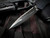 CONSIGNMENT Microtech Original Run Cypher D/E Smooth Tactical Black Aluminum Body w/ Black Full Serrated Blade (4") 242S-3T