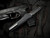 CONSIGNMENT Microtech Original Run Cypher D/E Smooth Tactical Black Aluminum Body w/ Black Full Serrated Blade (4") 242S-3T